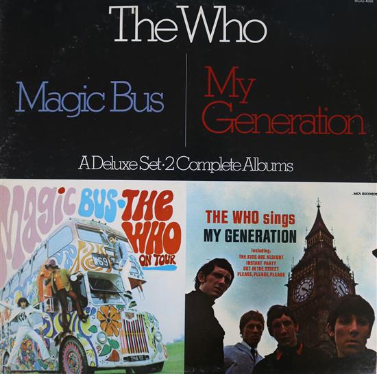 A collection of eleven LPs by The Who (and members)